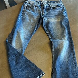 Men's Blue Straight Jeans